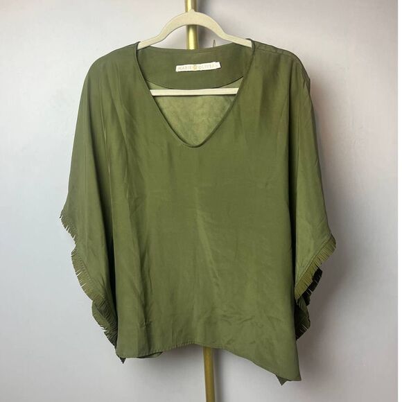 Marie Oliver Green Hudson Top Sz. XS - Picture 1 of 8